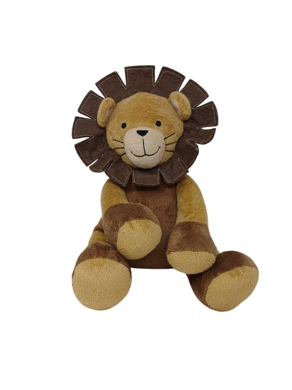 Lambs & Ivy 14" Plush Lion Stuffed Animal Toy Brown 2012 Safari #D-37